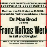 0525e Brod Vortrag ueber Kafka